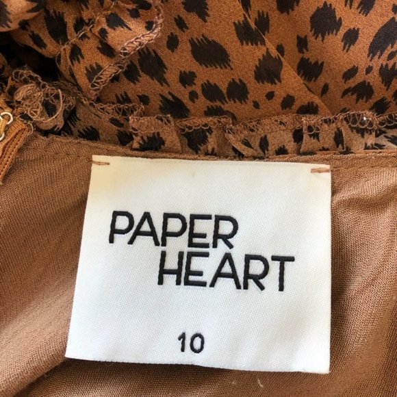 Paper Heart Leopard Print Dress - Picture 6 of 6